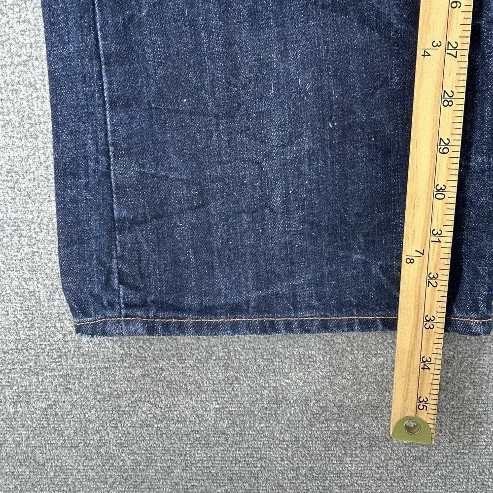 7 For All Mankind Bootcut Jeans Men Size 36x33 Dark Blue Denim Casual USA
